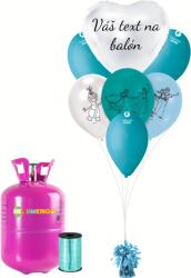 Personal Set de petrecere personalizat cu heliu - Frozen 13 bucăți