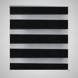 VidaXL Jaluzea model zebră 80 x 150 cm, negru (240200) - izocor