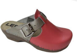 LEDI Anatomic Női bőr klumpa 330/11, lazac-bézs, csatos (ORH659787)