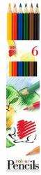 ICO Színes ceruza készlet, hatszögletű, ICO Süni , 6 különböző szín (7140147000) - irodaszermost