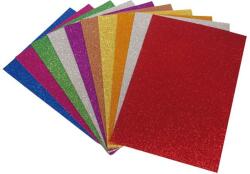 Moosgumi, A4, 2 mm, csillámos, vegyes színek (FIAA0037) - irodaszermost