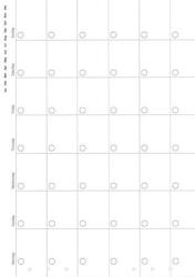 FILOFAX Kalendárium betét, havi tervező, bianco, A5, FILOFAX Clipbook (FX-345002)