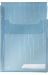 Leitz Genotherm, lefűzhető, A4, 200 mikron, füllel, LEITZ CombiFile Jumbo , kék (47270035) - irodaszermost