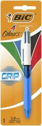 BIC Golyóstoll, 0, 32 mm, nyomógombos, négyszínű, BIC 4 Colours Grip Original (8871292) - irodaszermost