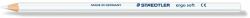 STAEDTLER Színes ceruza, háromszögletű, STAEDTLER Ergo Soft 157 , fehér (157-0) - irodaszermost
