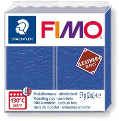 FIMO Gyurma, 57 g, égethető, FIMO Leather Effect , indigókék (8010-309)