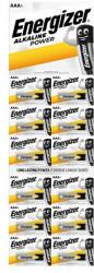 Energizer Elem, AAA mikro, 12 db, egyesével téphető, ENERGIZER Alkaline Power Kartella (7638900432374) - irodaszermost