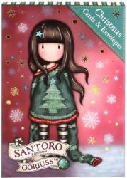 Santoro Коледни картички Santoro Gorjuss - Cosy, 8 броя (1195GJ01)
