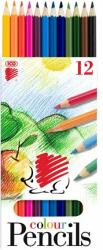 ICO Színes ceruza készlet, hatszögletű, ICO Süni , 12 különböző szín (7140144000/7140051000) - irodaszermost