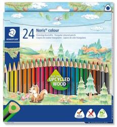 STAEDTLER Színes ceruza készlet, háromszögletű, STAEDTLER Noris Colour 187 , 24 különböző szín (187 C24) - irodaszermost