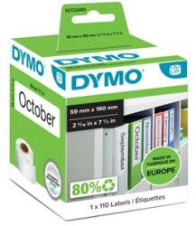 DYMO Etikett, LW nyomtatóhoz, 59x190 mm, 110 db etikett, DYMO (S0722480) - irodaszermost