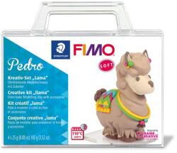FIMO Gyurma készlet, 4x25 g, égethető, FIMO Soft Creative , Pedro Láma (8025 31)