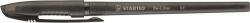STABILO Golyóstoll, 0, 35 mm, kupakos, STABILO Re-Liner , fekete (868/3-46) - irodaszermost
