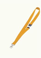 DURABLE Azonosítókártya-tartó, nyakba akasztható, biztonsági csattal, DURABLE, sárga (813704)