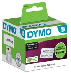 DYMO Etikett, LW nyomtatóhoz, eltávolítható, 41x89 mm, 300 db etikett, DYMO (S0722560) - irodaszermost