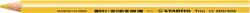 STABILO Színes ceruza, háromszögletű, vastag, STABILO Trio thick , sárga (203/205)