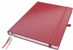 Leitz Jegyzetfüzet, exkluzív, A4, vonalas, 80 lap, keményfedeles, LEITZ Complete , piros (44720025)