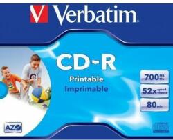 Verbatim CD Verbatim CD-R 700 MB 52x Inkjet printable 43325 (43325)