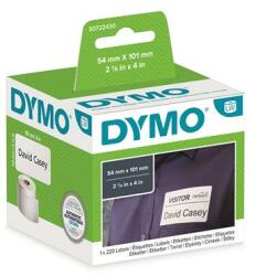 DYMO Etikett, LW nyomtatóhoz, 54x101 mm, 220 db etikett, DYMO (S0722430) - irodaszermost