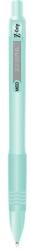 Zebra Golyóstoll, 0, 27 mm, nyomógombos, zöld tolltest, ZEBRA Z-Grip Pastel , kék (91804) - irodaszermost