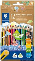 STAEDTLER Színes ceruza készlet, háromszögletű, STAEDTLER Noris® colour jumbo 188 , 12 különböző szín (188 C12) - irodaszermost