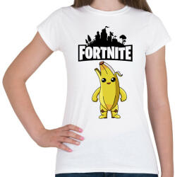 printfashion Fortnite Banana - Női póló - Fehér (1829569)