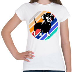 printfashion Tacskó - Női póló - Fehér (5004830)