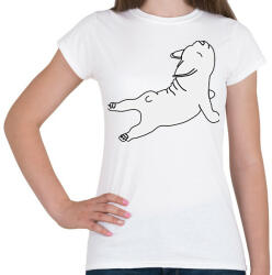 printfashion Puppy - Női póló - Fehér (2236947)