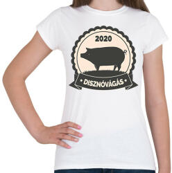 printfashion Disznóvágás - Női póló - Fehér (2153855)