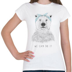 printfashion We can do it - Női póló - Fehér (249947)