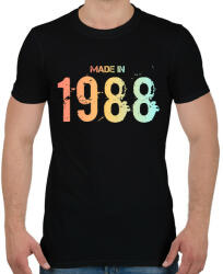 printfashion 1988 - Férfi póló - Fekete (6227790)