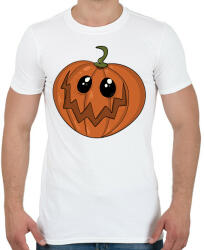 printfashion Halloween tök - Férfi póló - Fehér (14479380)