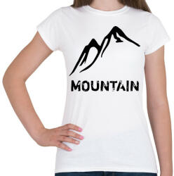 printfashion Mountain - Női póló - Fehér (4614640)