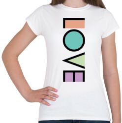 printfashion LOVE - Női póló - Fehér (260520)