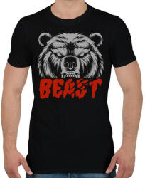 printfashion Beast - Férfi póló - Fekete (10592992)