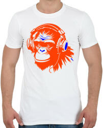 printfashion Monkey - Férfi póló - Fehér (14837989)