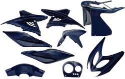 Edge Bikeparts Burkolatkészlet EDGE 9 darab kék metál a Yamaha Aerox, MBK Nitro modellekhez