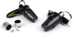 Moto Nostra Utángyártott jelzőkészlet a kormányvég-jelzőhöz Moto Nostra LED , E-jelöléssel, 12 Volt Vespa Smallframe PK S/XL/XL2/HP, Largeframe PX, T5, LML Ř=24mm Fekete