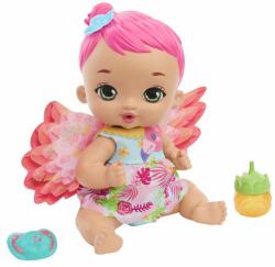 Mattel My Garden Baby: Édi-Bébi Gondoskodás baba - Rózsaszín flamingó (GYP09/HPD12)