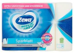 Zewa Háztartási papírtörlő, 2 rétegű, 4 tekercses, ZEWA Wisch&Weg sparblatt (43224/42835) - irodaszermost