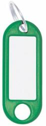 WEDO Kulcscímke, 10 db, WEDO zöld (262101804) - irodaszermost