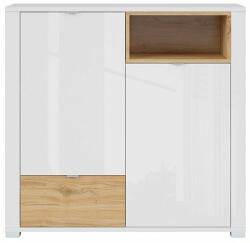 Black Red White Скрин с две врати и едно чекмедже Modesto KOM2D1S