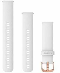 Garmin óraszíj Vivomove 3 fehér szilikon, rózsaarany csattal (QR 20 mm) /010-12924-10/ (G010-12924-10)