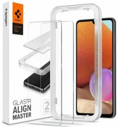 Spigen Samsung Galaxy A33 SPIGEN ALM FC képernyővédő üveg 2db (2.5D, ujjlenyomatmentes, extra karcálló, 9H, ultravékony, színkiemelés) ÁTLÁTSZÓ (AGL04296)
