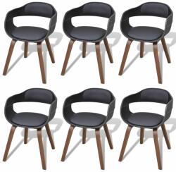 vidaXL 6 buc negru 271950