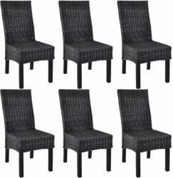 vidaXL 6 buc negru 275470