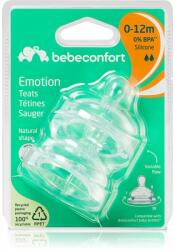 Bebeconfort Emotion Slow to Medium Flow tetină pentru biberon 0-12 m 2 buc