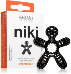 Mr&Mrs Fragrance Niki Peppermint parfum pentru masina Refil 1 buc