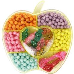  Műanyag gyöngyfűző készlet - többféle (330101458)