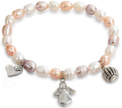 JwL Luxury Pearls Brățară fină cu perle reale și cu ornamente JL0295